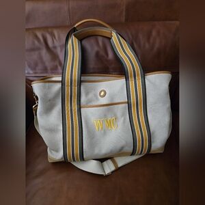 Paravel Cabana Tote Monogrammed Gently Used